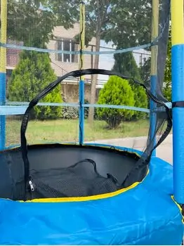 Metal & Plastic Trampoline 140cm 5FT Blue - ბატუტი, 3 image