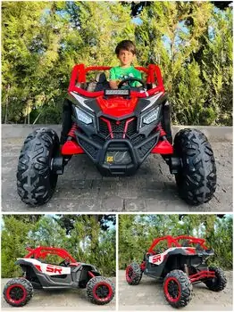 RC Racing Super Car Red - ელექტრო მანქანა კაუჩუკის საბურავებით