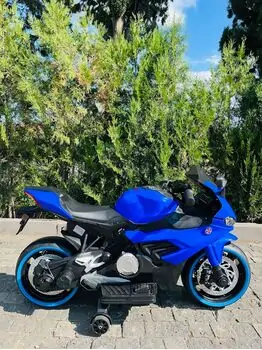 Electric Moto BMW Blue - ელექტრო მოტოციკლი, 3 image