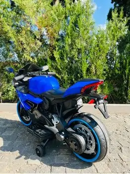 Electric Moto BMW Blue - ელექტრო მოტოციკლი, 4 image