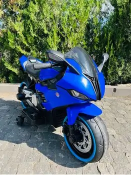 Electric Moto BMW Blue - ელექტრო მოტოციკლი, 2 image
