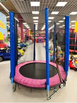 Metal & Plastic Trampoline 140cm 5FT Blue - ბატუტი, 2 image