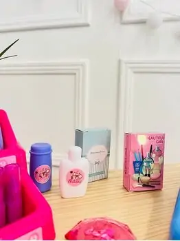Beauty Store Cash Register Playset for Girls - სათამაშო ფუნქციური  სალარო აპარატი, 7 image