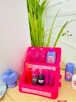 Beauty Store Cash Register Playset for Girls - სათამაშო ფუნქციური  სალარო აპარატი, 6 image