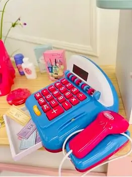 Beauty Store Cash Register Playset for Girls - სათამაშო ფუნქციური  სალარო აპარატი, 3 image