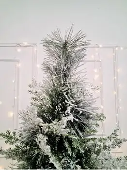 Snow-Covered Christmas Tree დათოვლილი საახალწლო ნაძვის ხე 180 სმ (OT2007), 7 image