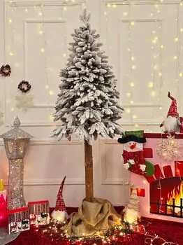 Premium Snow-Covered Christmas Tree PE 200 CM ნაძვის ხე დათოვლილი ტოტებით, 100% სილიკონი