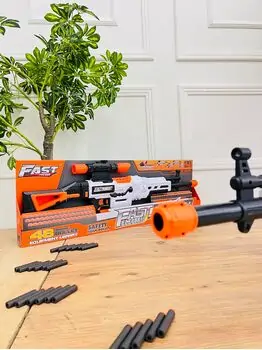 Fast Pioneer Electric Soft Bullets Gun Set 4 In 1 - სათამაშო თოფი, 3 image