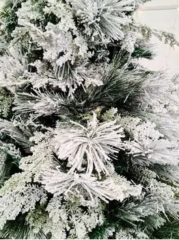Snow-Covered Christmas Tree დათოვლილი საახალწლო ნაძვის ხე 240 სმ (OT2009), 6 image