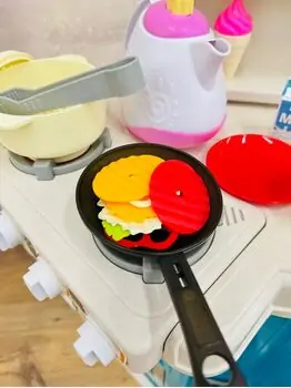 Home Chef Kitchen Set With Accessories - ფუნქციური სათამაშო სამზარეულო, 3 image