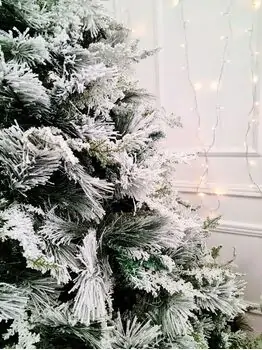 Snow-Covered Christmas Tree დათოვლილი საახალწლო ნაძვის ხე 240 სმ (OT2009), 19 image