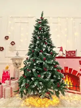 Christmas Tree With Berries საახალწლო ნაძვის ხე დათოვლილი ბოლოებით და კენკრით 180 სმ (OT2074), 3 image