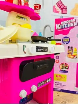 Kitchen Set With Accessories - ფუნქციური სათამაშო სამზარეულო, 3 image
