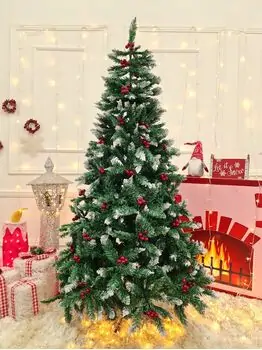 Christmas Tree With Berries საახალწლო ნაძვის ხე დათოვლილი ბოლოებით და კენკრით 180 სმ (OT2074), 2 image