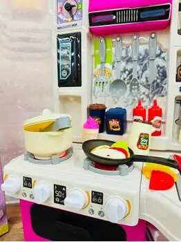 Kitchen Set With Accessories - ფუნქციური სათამაშო სამზარეულო, 3 image
