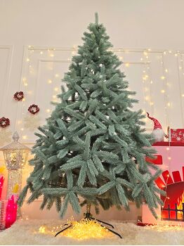 BukoveIian Christmas Tree Blue PE 230CM ნაძვის ხე 100% სილიკონი, 2 image