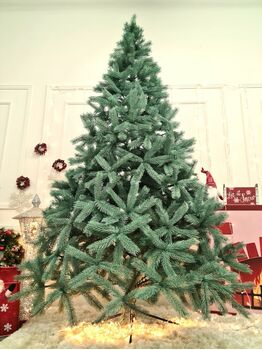 BukoveIian Christmas Tree Blue PE 250CM ნაძვის ხე 100% სილიკონი, 3 image