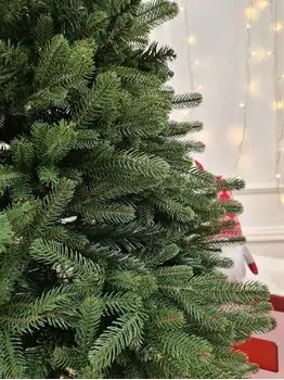 Carpathian Christmas Tree Green 210CM PVC + PE ნაძვის ხე შერეული სილიკონის წიწვებით, 7 image