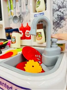 Kitchen Set With Accessories - ფუნქციური სათამაშო სამზარეულო, 7 image