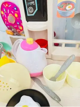 Kitchen Set With Accessories - ფუნქციური სათამაშო სამზარეულო, 8 image