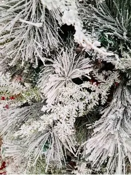 Snow-Covered Christmas Tree დათოვლილი საახალწლო ნაძვის ხე 180 სმ (OT2007), 14 image