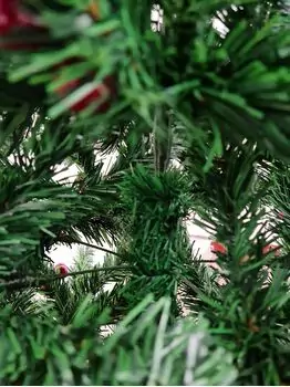 Christmas Tree With Berries საახალწლო ნაძვის ხე დათოვლილი ბოლოებით და კენკრით 180 სმ (OT2074), 8 image