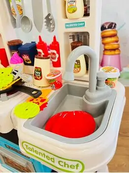 Kitchen Set With Accessories - ფუნქციური სათამაშო სამზარეულო, 2 image
