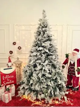 Snow-Covered Christmas Tree დათოვლილი საახალწლო ნაძვის ხე 240 სმ (OT2009)