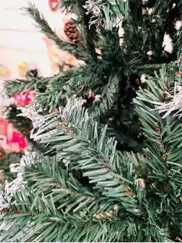 Christmas Tree With Pine Cones And Snow-Covered Branches საახალწლო ნაძვის ხე გირჩით და დათოვლილი ბოლოებით 210 სმ (OT011), 5 image