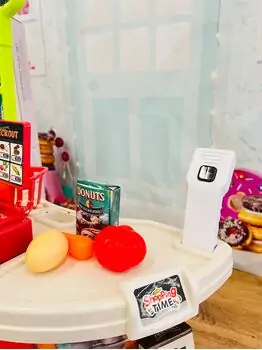 Market Play Set With Shopping Cart საბავშვო ფუნქციური დახლ-მაღაზია ურიკით, 5 image