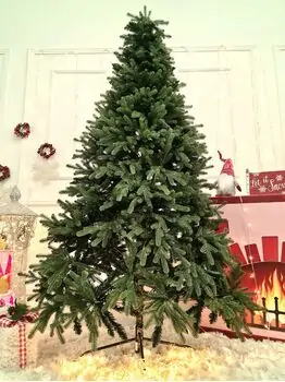 Carpathian Christmas Tree Green 210CM PVC + PE ნაძვის ხე შერეული სილიკონის წიწვებით, 3 image