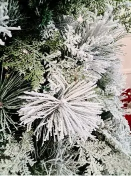 Snow-Covered Christmas Tree დათოვლილი საახალწლო ნაძვის ხე 180 სმ (OT2007), 13 image