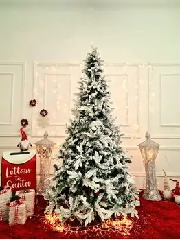 Snow-Covered Christmas Tree დათოვლილი საახალწლო ნაძვის ხე 210 სმ (OT651), 3 image