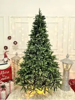 Carpathian Christmas Tree Light Green Tips 230CM PVC + PE  ნაძვის ხე შერეული სილიკონის წიწვებით, 2 image