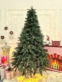 Carpathian Christmas Tree Green 210CM PVC + PE ნაძვის ხე შერეული სილიკონის წიწვებით