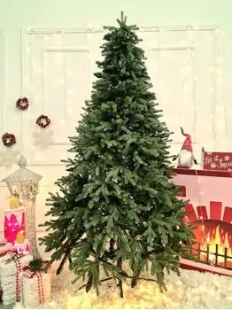Carpathian Christmas Tree Green 210CM PVC + PE ნაძვის ხე შერეული სილიკონის წიწვებით, 2 image