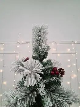 Snow-Covered Christmas Tree With Pine Cones And Berries  საახალწლო ნაძვის ხე დათოვლილი ტოტებით გირჩით და კენკრით 210 სმ (OT2082), 3 image