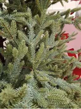 Christmas Tree With Silicone Needles 210 CM საახალწლო ნაძვის ხე 100% სილიკონი  (OT2328), 9 image