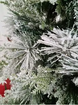 Snow-Covered Christmas Tree დათოვლილი საახალწლო ნაძვის ხე 210 სმ (OT2008), 5 image