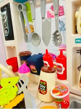 Kitchen Set With Accessories - ფუნქციური სათამაშო სამზარეულო, 7 image