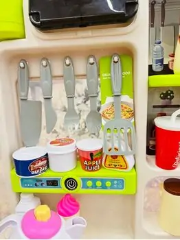 Home Chef Kitchen Set With Accessories - ფუნქციური სათამაშო სამზარეულო, 6 image