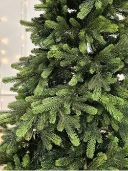 Carpathian Christmas Tree Light Green Tips 230CM PVC + PE  ნაძვის ხე შერეული სილიკონის წიწვებით, 8 image