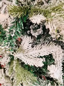 Snow-Covered Christmas Tree დათოვლილი საახალწლო ნაძვის ხე 210 სმ (OT651), 4 image