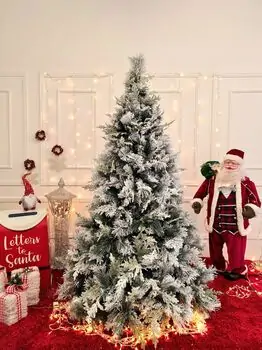 Snow-Covered Christmas Tree დათოვლილი საახალწლო ნაძვის ხე 210 სმ (OT2008)
