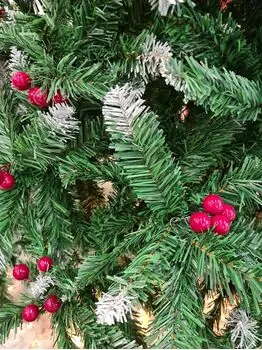 Christmas Tree With Berries საახალწლო ნაძვის ხე დათოვლილი ბოლოებით და კენკრით 180 სმ (OT2074), 6 image