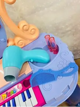 Beauty Make Up Toy Set with piano key - საბავშვო ტრილიაჟი, 8 image