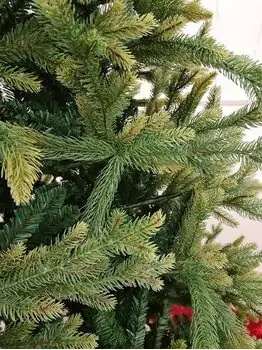 Christmas Tree საახალწლო ნაძვის ხე შერეული სილიკონის წიწვებით 240 CM (OT2330), 7 image