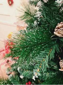 Christmas Tree With Pine Cones And Berries 180 CM ნაძვის ხე დათოვლილი ბოლოებით გირჩით და კენკრით (OT024), 24 image