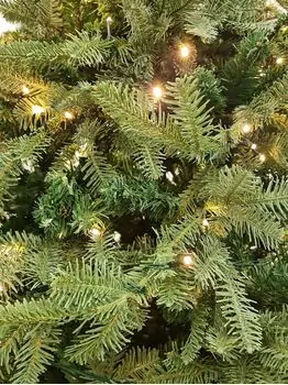 Christmas Tree With Lights - საახალწლო ნაძვის ხე შერეული სილიკონის წიწვებით და განათებებით 225 CM  (OT2333), 7 image