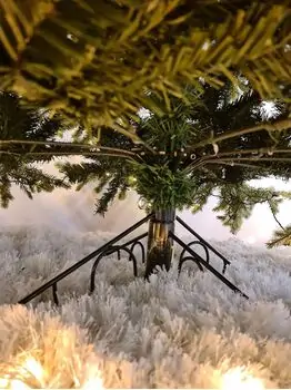 Christmas Tree With Lights - საახალწლო ნაძვის ხე შერეული სილიკონის წიწვებით და განათებებით 210 CM (OT2334), 9 image